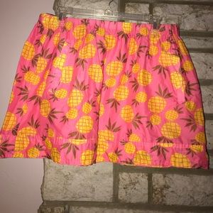 J crew pineapple skirt